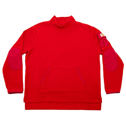 Twiddle AdaptiWrap Cardinal Rotes Fleece Patientenhemd