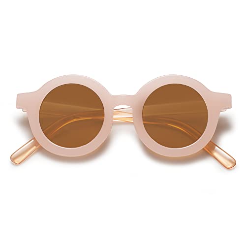 Image of SOJOS Cute Round Polarized Sunglasses for Kids Girls Boys UV400 Protection De Sol Gafas Beach Holiday