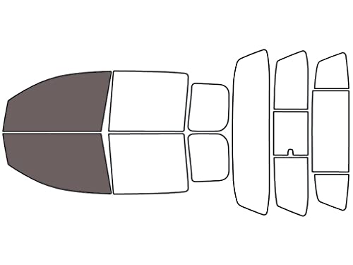 Rvinyl Window Tint Kit Compatible with Nissan Titan 2004-2014 - Front Precut Kit - 35%