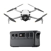 DJI Power 1000 Tragbare Powerstation mit Mini 4 Pro (DJI RC 2), 1024Wh LiFePO4 Akku, 2200 W stabile Ausgangsleistung, 4-in-1 Schnellladung, 23db Ultra-leise, Camping & Wohnmobile