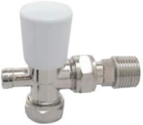 Myson Matchmate NP LS Drain Off 15mm angle Manual Radiator Valve