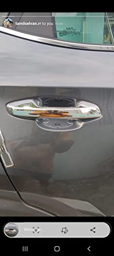 Image of 3D Gel Finish Car Door Transparent Handle Cup Scratch Guard Sticker Universal for Specific Brand (Pack of 4) (MRDRVAR) (K1A) | Gel type