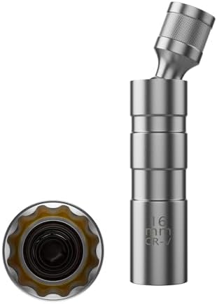 9/16-Inch Spark Plug Swivel Socket, 3/8" Drive X 6" Total Length Enh - .c