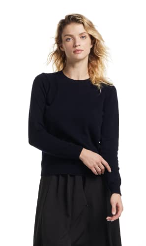 Image of EURKEA Women's Crewneck 100% Cashmere Sweater, Cozy Pullover Winter Top for Women, Gift Ready
