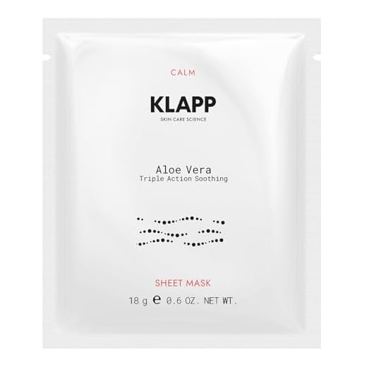 KLAPP Cosmetics - Triple Action Soothing Sheet Mask (1 Set mit 3 Masken)