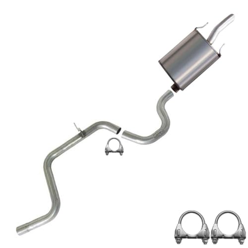 Northeastern Exhaust DEX-305111 + DEX-103123 Stainless Steel Intermediate Pipe Exhaust Muffler Compatible For Chevrolet Impala 2006-2011 3.5L | Automotive Replacement Part cover
