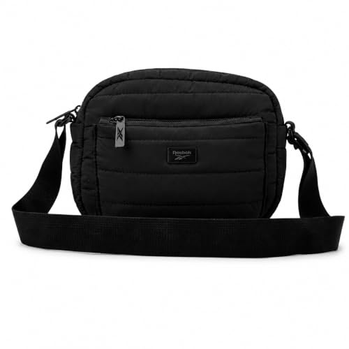 Image of Reebok Womens Crossbody Bags - Lightweight Sling Cell Phone Purse, Quilted Small Crossbody Bags Women