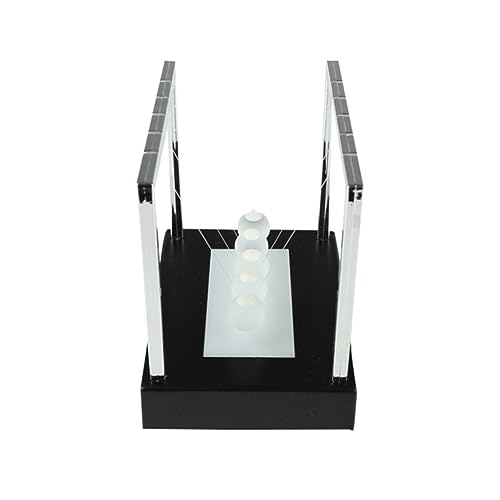 TOBBOMEY 1 Pc Bola De Nueva Ciudad Agitarse Reloj De Arena Ventilador De Escritorio De Oficina Adultos Inquietos Péndulo Hilanderos Inquietos Ventilador Aparatos De Escritorio Black