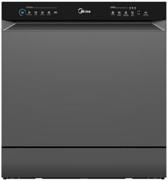Lava Louças 8 Serviços Cinza Touch Plus Midea 127V