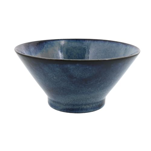 EAST table(イーストテーブル) 台形どんぶり 大 窯変紺 19cm 和色 17-037-02 日本製 レンジ対応 食洗機対応