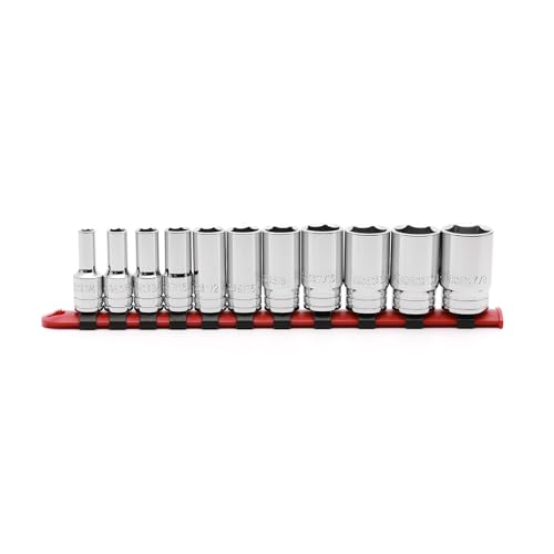 MIXPOWER Socket Set Review: Durable and Reliable 8 MIXPOWER 3/8" Drive Mid-Length Socket Set with Storage Rails, 11-Piece,