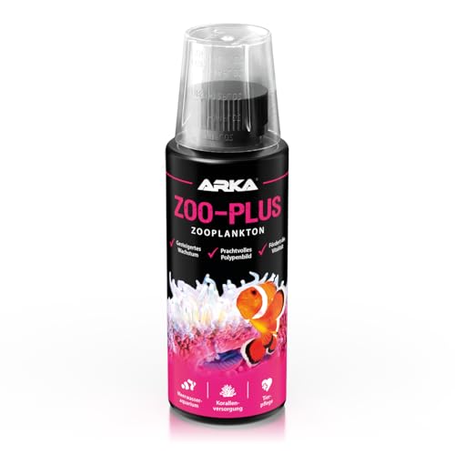 ARKA Zoo-Plus - 118 ml - Hochwertiges, konserviertes Futterplankton für Korallen und Fische in Meerwasseraquarien.