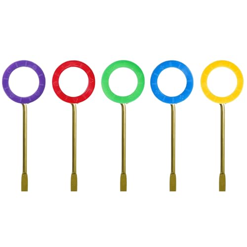 Interior Emergency Key for Privacy Bathroom/Bedroom (5, Color Cap)