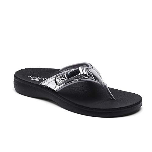 Image of SOLLBEAM Womens Original Orthotic Comfort Thong Style Flip Flops Sandals With Arch Support Heel Cup