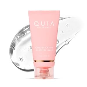 QUIA Collagen Wrapping Mask 75ml – Clinical +92% Firmer Appearance – Overnight Glass Skin Peel Off – Korean Skincare – All Skin Types – Better Than Sheet Masks
