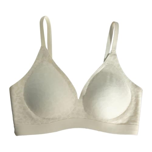 Sujetador sin costuras para mujer, con estampado de leopardo, ropa interior push up, soporte cómodo, bralette para descansar, lencería transpirable, brasier sin aros acolchado, para pechos caídos