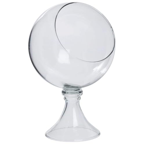 Kalalou CV1208 Round Glass Store Display, Clear - Thumbnail 5