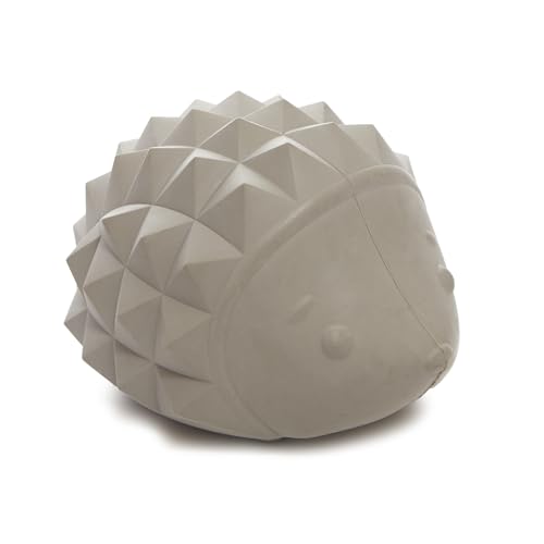 Barkbox Sven The Hedgie Super Chewer Dog Toy | Natural Rubber Wacky Bounce & Rippled Texture | Durable Dog Toy for Aggressive Chewers Medium to Large Dogs