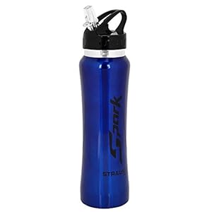 STRAUSS Spark Stainless-Steel Bottle, Metal Finish, 750 ml, (Blue)