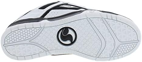 DVS Men's Comanche Skate Shoe, White Black White, 12 | Image 1