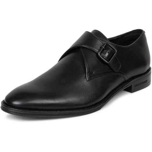 Kenneth Cole Men's Ny Tristian Monk Strap Dress Loafers Black