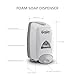 GOJO FMX-12 Push-Style Foam Soap Dispenser, Dove Grey, for 1250 mL GOJO FMX-12 Hand Soap Refills (Pack of 1) - 5150-06