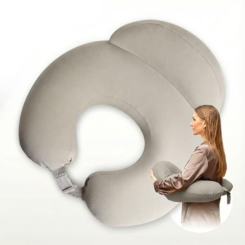sei Design Stillkissen Schwangerschaftskissen Lagerungskissen mit verstellbarem Hüftgurt und Sicherheitskissen für mehr Sicherheit für Mütter und Baby Seitenschläferkissen Pregnancy Pillow