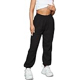 NetSetUK Plain Jogger Gym Sport Sweatpants Winters Joggers with Zipper Pockets and Elastic Waist Trousers for Jogging and Hip Hop Pants Black