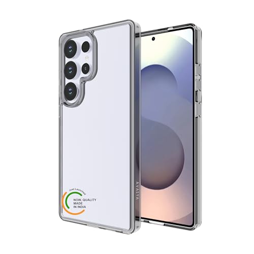 Image of Case for Samsung Galaxy S25 Ultra, [Anti-Yellowing Technology] [Military Grade Drop Protection] Shockproof Case Slim Hybrid Phone Case for Samsung Galaxy S25 Ultra 5G - Crystal Steel Grey