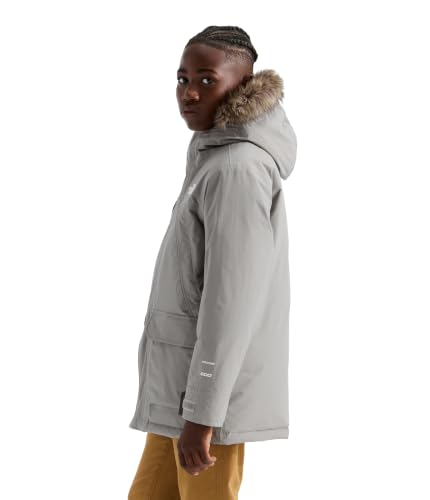 Image of The North Face Boys' McMurdo Parka | Long Waterproof Winter Jacket, 600 Fill Waterfowl Down Insulation, Hand & Chest Pockets, Adjustable Hood, Stone Slab, X-Large