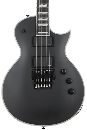 ESP LTD EC-1000FR Electric Guitar - Black Satin