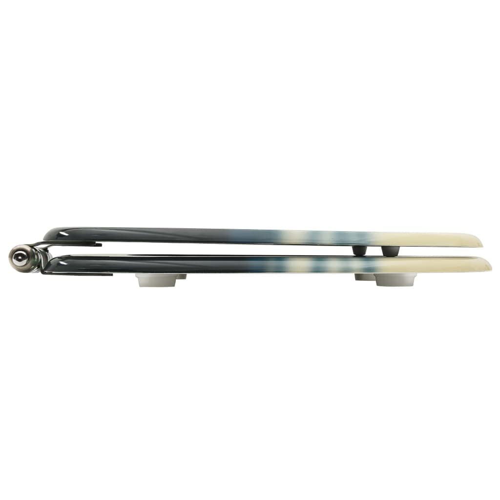 Set di 2 sedili anteriori WC con coperchio chiusura morbida MDF spiaggia 02_0002984