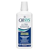 CloSYS Ultra Sensitive Mouthwash, 32 Oz, Alcohol Free Mouthwash, Unflavored Mouth Wash, Dye Free, pH Balanced, Helps Soothe Entire Mouth
