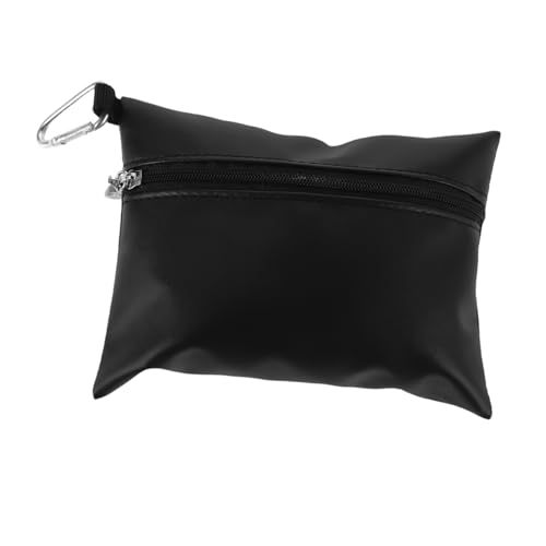 TOYANDONA Golf Tee Bag Pouch Ball Holder Portable Waist Bag Golf Tee Organizer Pu Material