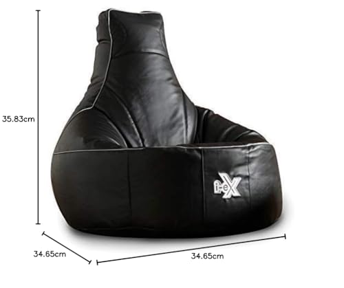 i-eX® - Pouf de jeu en cuir synthétique de taille adulte...