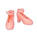 Generic Scarpe da Bambola in Plastica per Blythe Licca/Momoko/Azone Dress Up Outfits Accs , Rosa