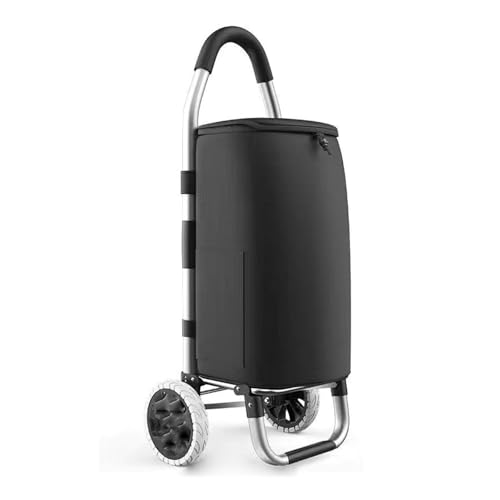 Carrito de comestibles: diseño ligero y duradero con bolsa extraíble para un fácil viaje, perfecto para compras y aventuras al aire libre