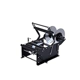 Manual Bottle Labeling Machine with Handle Self-Adhesive Bottles Labeler 15-30pcs/min Sticker Label Applicate Machines Adjustable Round Bottle Labeler for PET Plastic Glass Metal Bottles