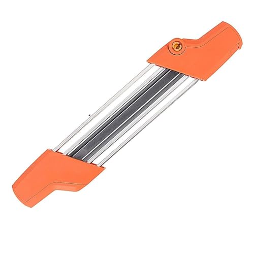 Mini Affûteur Manuel de Tronçonneuse 2-en-1 Affûteur à Lime Facile Meuleuse Portative Accessoires pour l'Entretien de Tronçonneuse (C: 5,2 mm/13/64'')