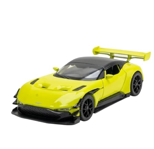 Image of Invite 1:32 AST-Ron Martin Vulcan Die-Cast Metal Pull Back Car with 6 Openable Doors with Sounds and Lights Toy Decoration Car Best Gift Toys for Kids【Green Color】