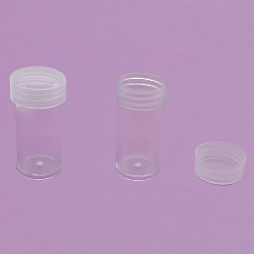 Image of OZXNO 20 Pcs Diamond Art Bead Storage Containers Plastic Diamond Embroidery Storage Jars for Small Object