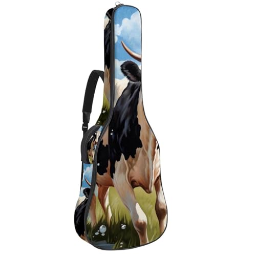 Protection améliorée étui guitare acoustique 101,6 cm imperméable et esthétique