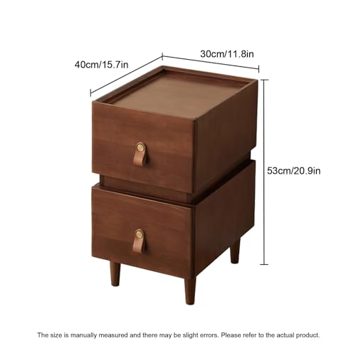 Table de chevet marron chic et meuble d'appoint haut de gamme de salon