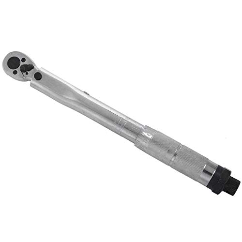 VBNCUUIOPO 1 chave de torque de 1/10.2 cm com estojo de pedal de 5 a 25 NM clique na unidade, 46 peç