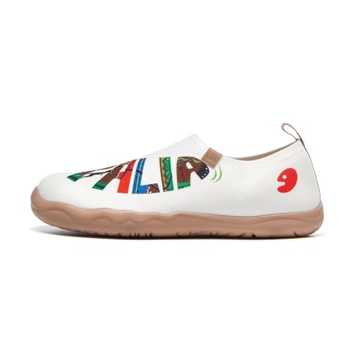 UIN Men's Art Travel Slip-On Shoes Casual Lightweight Breathable Flats Comfortable Loafers3