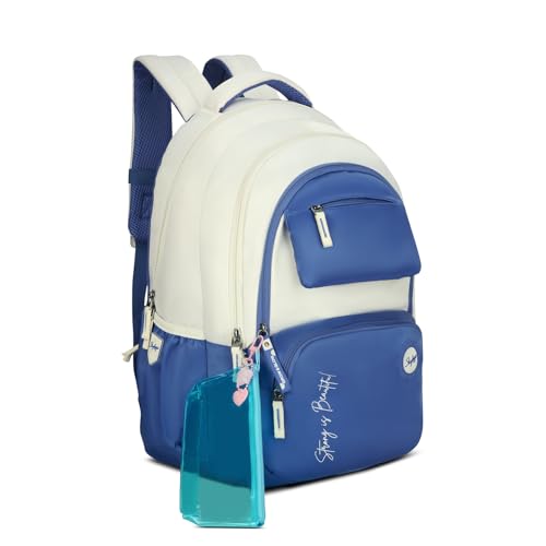 Image of Skybags Celeste 37L Casual Backpack for Girls with 3 Compartment & Adjustable Shoulder Strap | 16 Inch Padded Laptop Sleeve | Quick Access Front Pocket & Rain Cover | Perfect for School & Travel