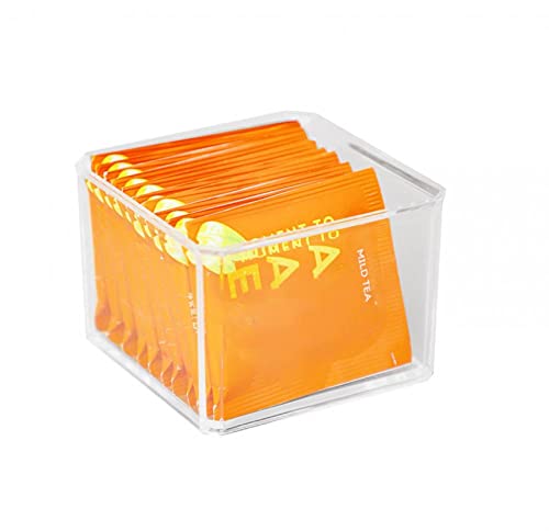 123Arts Sugar Packet Holder Plastic Sugar Coffee Tea Bag Holder Storage Box #TOP22