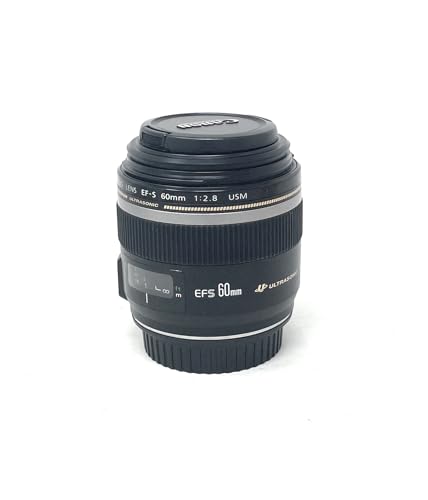Canon EF-S 60mm f/2.8 USM Macro Lens - non Image Stabilised (Renewed)