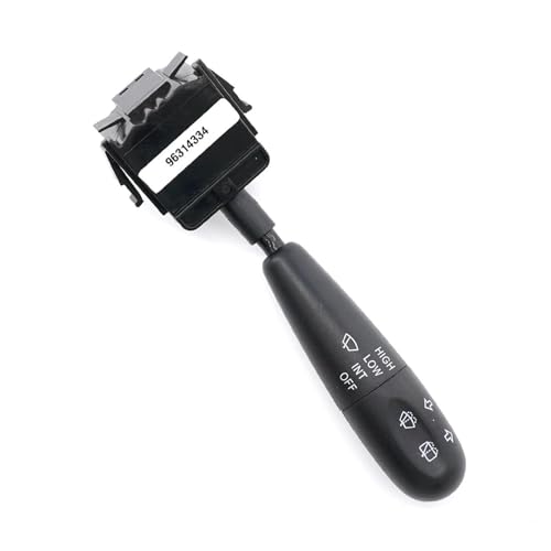 TREGOO Compatible con Chevrolet para Spark Interruptor Combinado Limpiaparabrisas Columna Dirección Coche Interruptor Columna Dirección 96314334 Interruptor Tallo Luz Indicadora Conmutador Columna