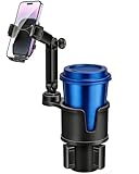 Cup Phone Holders for Your Car, [360°Adjustable] Car Cup Holder Phone Cradle for 2.5-4' Cup Holders-Compatible with iPhone 15/14 Pro, Phone Holder Mount for Truck/SUV| Anti-Slip & No Shake Design